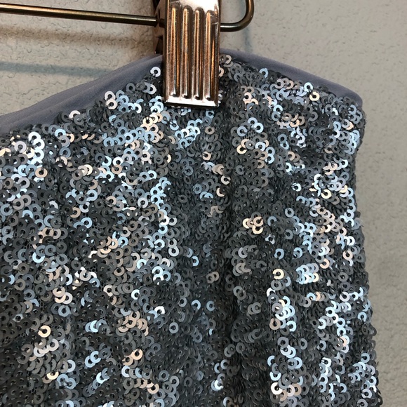 NEW Brooks Brothers Sequin Stretch Pencil Skirt Cocktail Party Size 12 - Picture 5 of 11